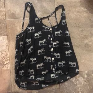 Aeropostale strap shirt, size small